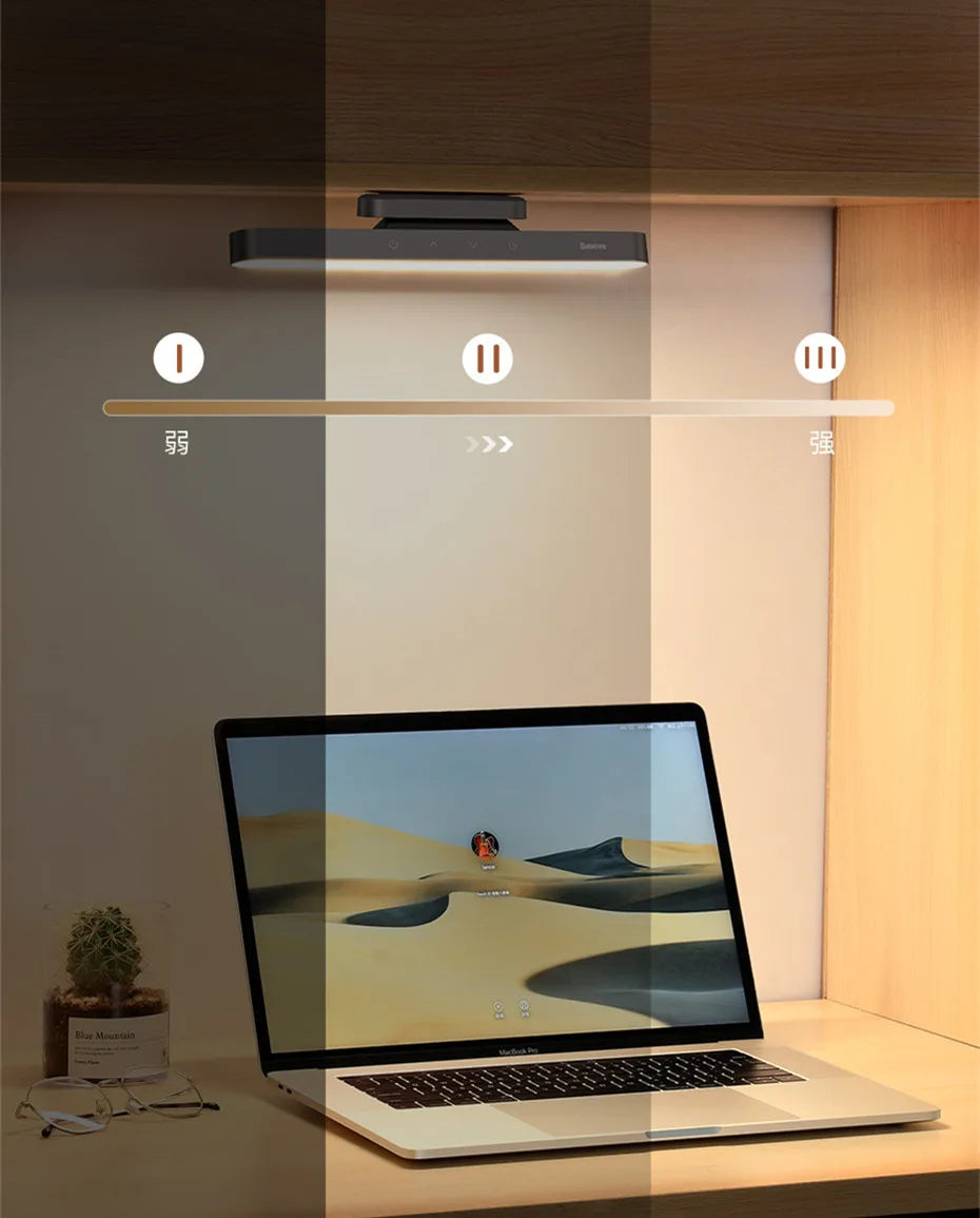 Baseus Magnetic Rechargeable LED Desk & Night Lamp with Stepless Dimming