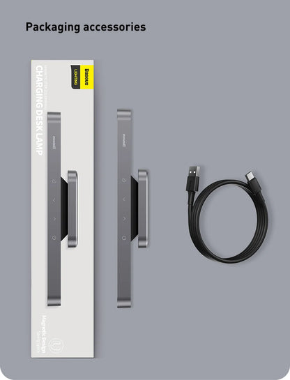 Baseus Magnetic Rechargeable LED Desk & Night Lamp with Stepless Dimming