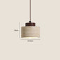 Wabi-Sabi Japanese Pendant Light | Modern Bedside Hanging Lamp with Yellow Cave Stone