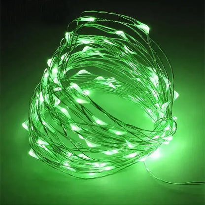 LED Copper Wire Fairy Lights 1M–30M – Holiday String Lighting for Christmas Tree & Party Décor