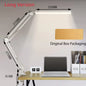 10W LED Clamp Desk Lamp | Dimmable Swing Arm Light with 3 Modes, 10 Brightness Levels, USB Powered