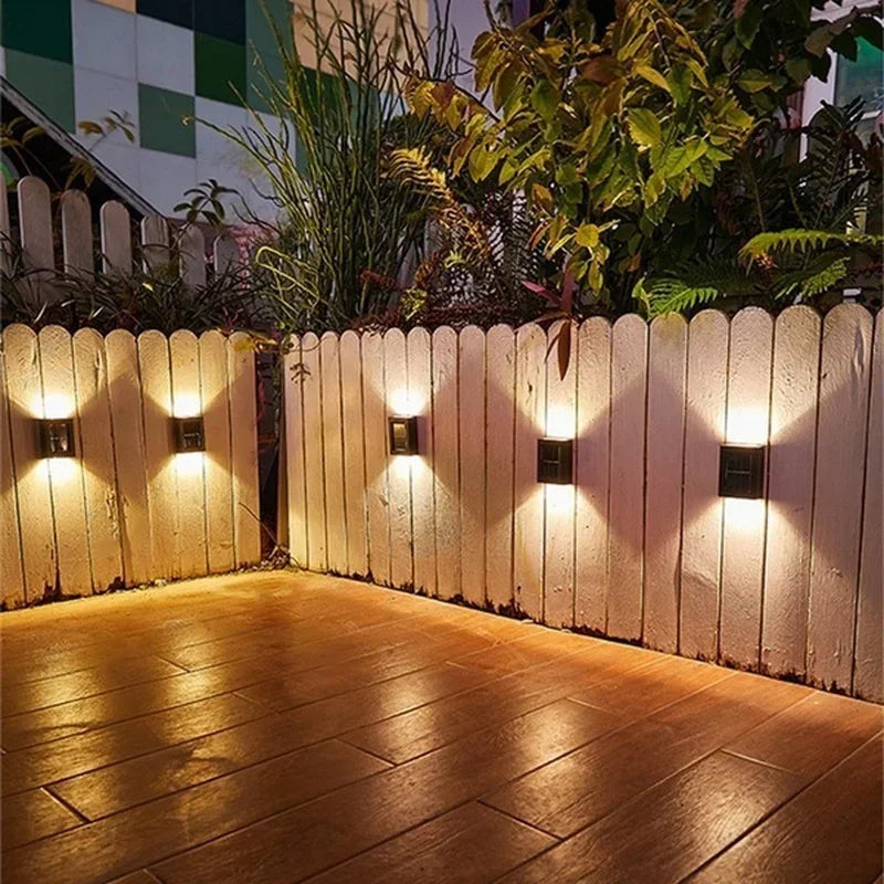 Waterproof Solar Up & Down Wall Light | Solar-Powered Garden Lamp