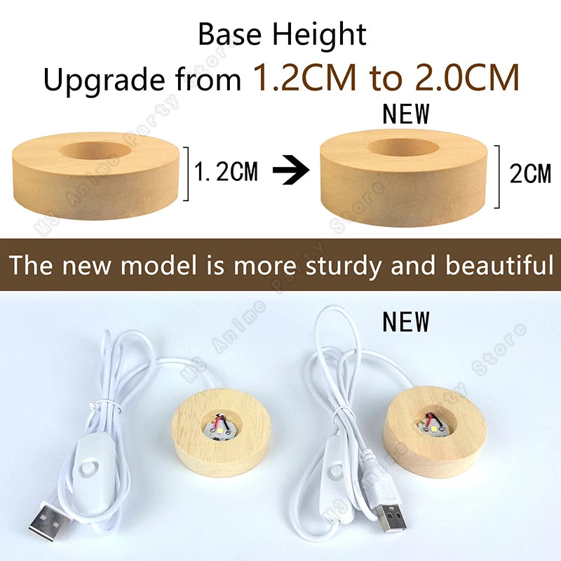 3D Crystal Ball LED Night Light | Galaxy Saturn Moon Lamp for Bedside & Kids Gift (5cm)