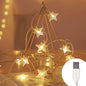 LED Star String Lights Outdoor – Bulb Fairy Garland Lights for Garden, Wedding, Party, Home & Christmas Decoration