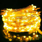 LED Copper Wire Fairy Lights 1M–30M – Holiday String Lighting for Christmas Tree & Party Décor