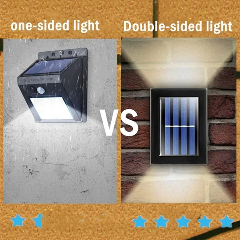 Waterproof Solar Up & Down Wall Light | Solar-Powered Garden Lamp
